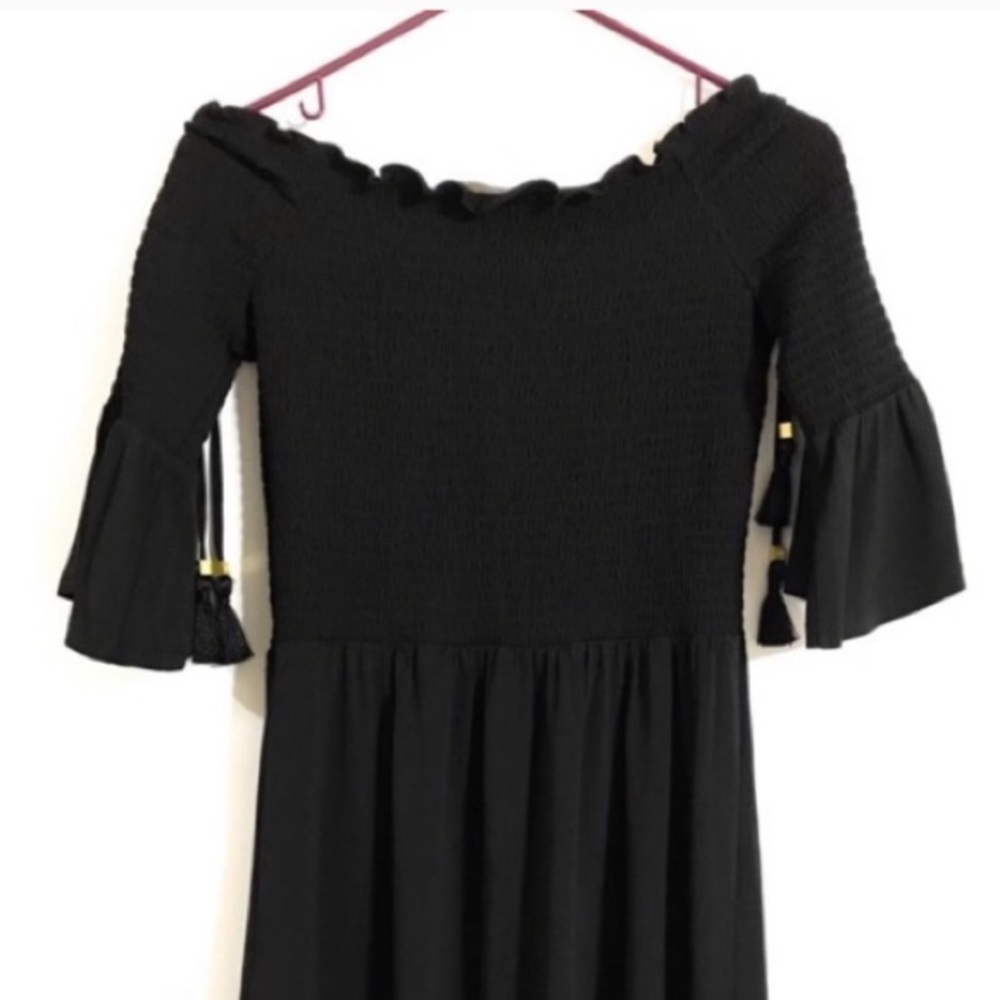 Off shoulder black Michael kits dress